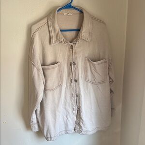 Maurices Light Beige Utility Jacket
